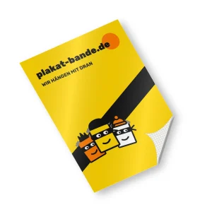 PVC-Plane mit Metallösen und Saum